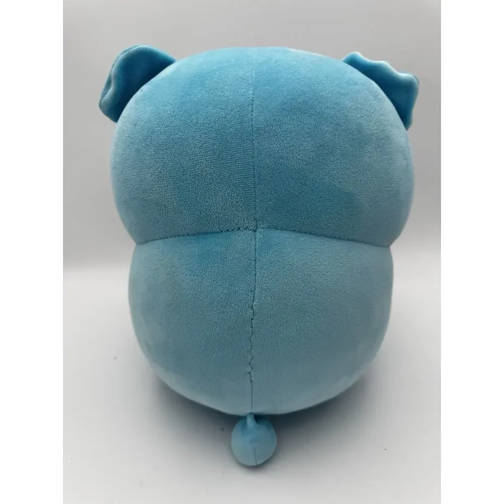 Cute Blue Plush Teddy Bear Stuffed Animal Pink Eyes Galaxy Paws 11” Soft Toy